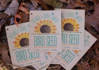 Double G Sunflowers Bird Seed Tags
